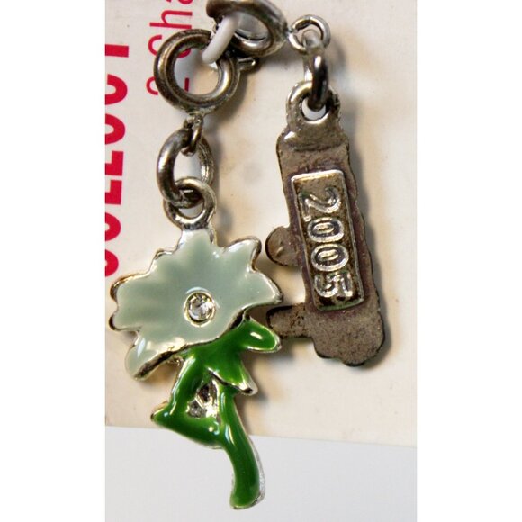 NWT 2004 Gymboree Dandelion Wishes Bracelet Charm Beads Spring Clasp Flower - Picture 2 of 2